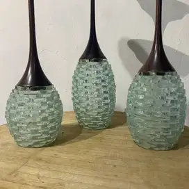 Iron Stand Candel Set batu alam  wadah atau tempat untuk menaruh lilin