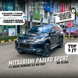 Tdp 5 Juta Mitsubishi Pajero Sport 2.4 Dakar 4x2
Solar A/T Nik.2019