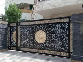 Bengkel las Lampung tralis kanopi pintu pagar gerbang tangga