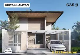 HUNIAN NYAMAN & TENANG DI NGALIYAN LT 127m²