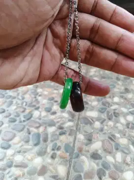 Kalung Giok Burma Bulat Original Burma Bos