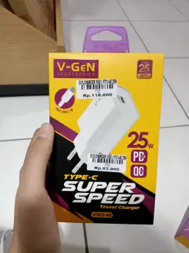 CHARGER VGEN VTC1-45 25W| ATLANTIS DAHSYAT
