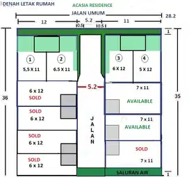 Jual tanah kavling dalam Cluster 400 juta pondok gede bekasi kota.