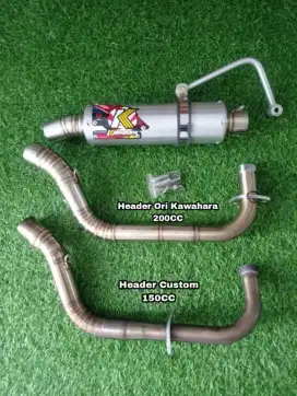 Knalpot Kawahara Drag Original Mio sporty, Smile, Soul dan Fino Karbu