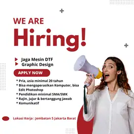 Loker Jaga Mesin DTF
