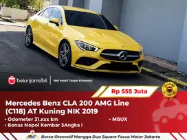 [ LOW KM ] Mercedes Benz Mercy CLA200 CLA 200 C118 AT Kuning 2019/2020