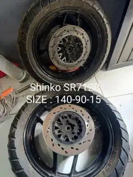 Ban + VELG Bekas Depan Belakang