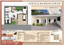 RUMAH PROSES BANGUN DLM CLUSTER 3KT TIPE 65 TIMUR PASAR GODEAN.JK13416