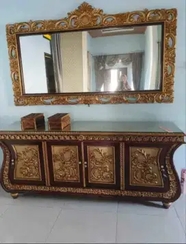 Buvet hias ukir jati