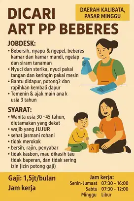 ART PP BEBERES DAERAH KALIBATA, PASAR MINGGU