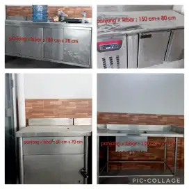 Meja / Working Table Stainless Steel