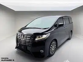 TOYOTA ALPHARD 2.5 G 2016 - Black on Beige