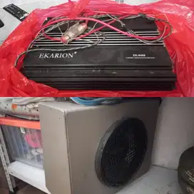 Subwoper dan Amplifier