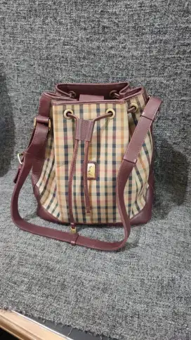Preloved Tas Kulit Asli & Kanvas, Daks