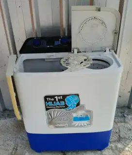 Mesin cuci 2 tabung Aqua 8,5 kg