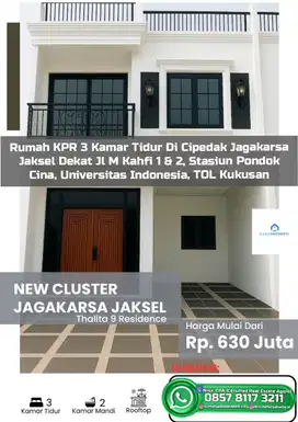 Rumah KPR Jagakarsa Dekat Jalan M Kahfi 1 Stasiun Pocin UI TOL Kukusan
