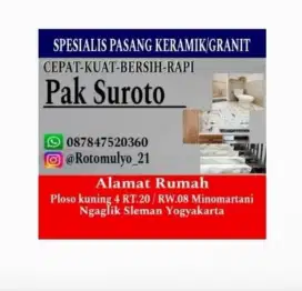 Tukang keramik (Rotomulyo)