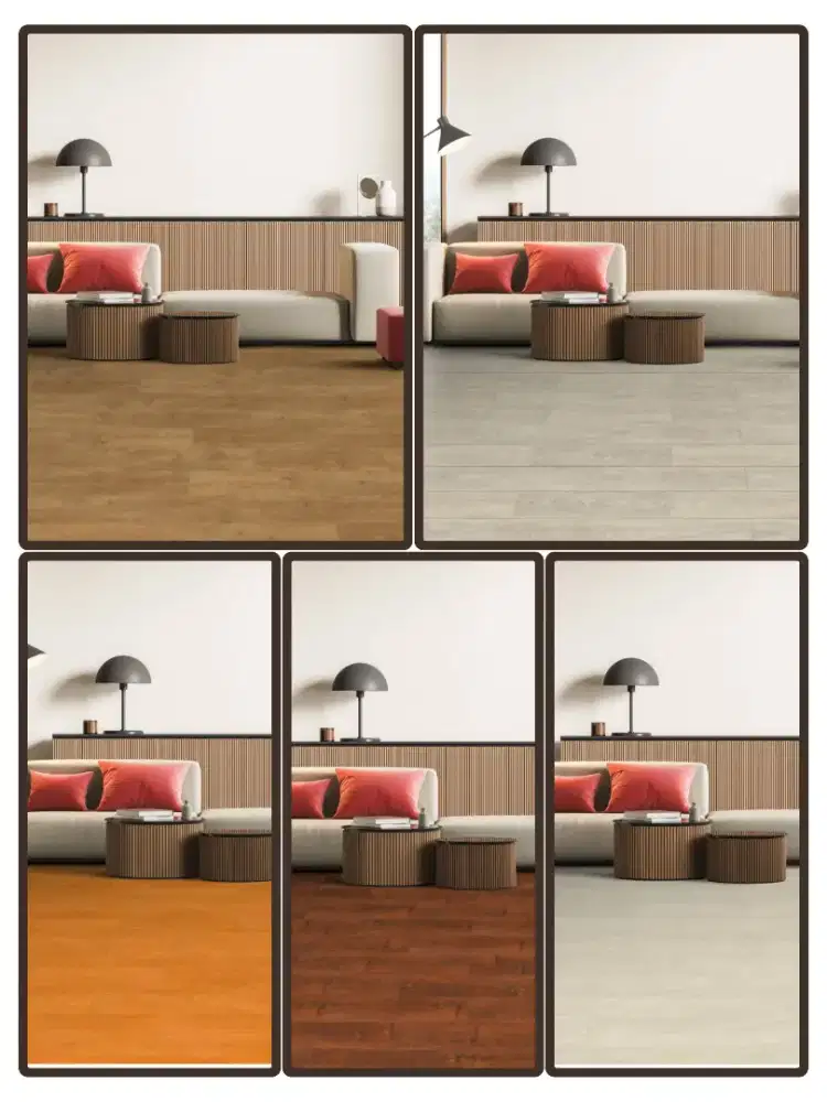 Vinil /vynil lantai | Taco floor / Lantai vinil dengan pasang