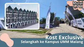 Rumah Kost Exlusive Siap Bangun Area Komersial Tunggulwulung Malang