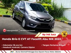 [ BANYAK BONUS ] Honda Brio E CVT AT Facelift Abu NIK 2022 2023