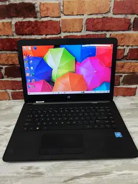 Laptop hp-14 celeron hitam