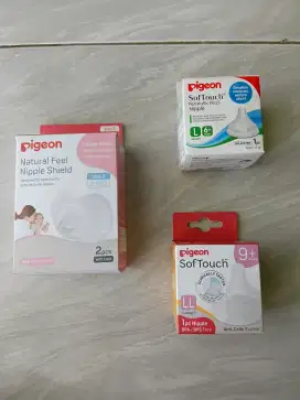 PIGEON NIPPLE SHIELD (Pelindung Puting) dan DOT ASI