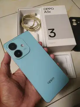 Oppo a3x 4+4/128 GB fullset no minus jual harga pas net gan .