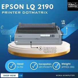 Printer Dotmatrix Epson LQ2190 Printer LQ-2190 New Murah [Y]