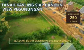 Tanah Kavling Dekat UIN 3 Malang Cocok untuk Hunian atau Rukos