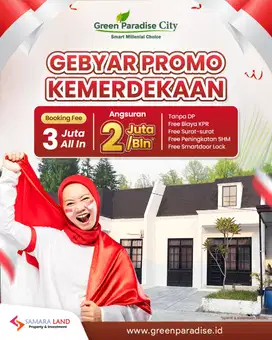 PROMO KEMERDEKAAN TANPA DP BOOKING 200RB LANGSUNG PROSES..
