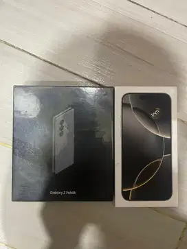 Iphone 16 promax 1TB natural dan samsung z fold 6 1TB