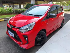 Tangan Pertama -  Toyota Agya 1.2 GR Sport Bensin AT 2022 Merah BW