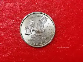 Koin silver perak peringatan kemerdekaan antik