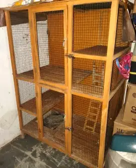 kandang kucing 2 susun