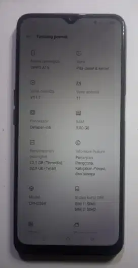OPPO A16 BATANGAN/HP SAJA