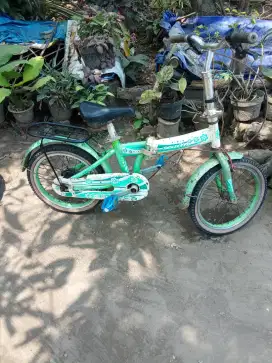 Sepeda lipat 16 apa adanya