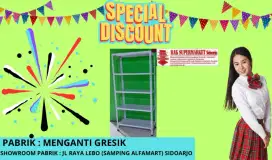 Rak siku lubang minimarket
