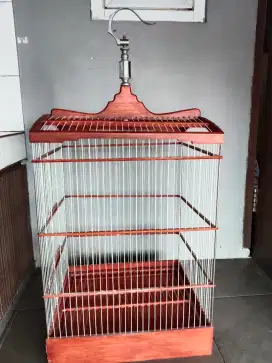 Jual kandang tingal masukin burungnya reguji piber mantap dah