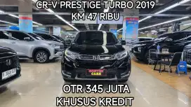 Km 47 ribu HONDA CRV PRESTIGE TURBO AT 2019 KONDISI ISTIMEWA