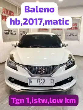DP 35JT ! BALENO HATCHBACK 2017 MATIC NOPOL G TANGAN PERTAMA ISTIMEWA