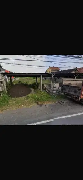 Jual tanah 2175 m2 SHM Jln Raya Solo Jogja