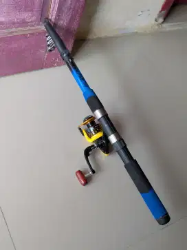 Reel set Besi 2000 Baru Joran 2.40meter