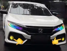 Biled foglamp Honda Civic turbo SM pasang sejadetabek