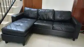 Informa Sofa Hitam Type L Shape