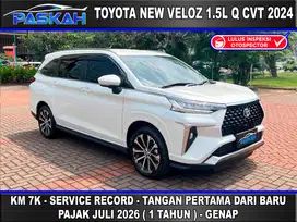 Km=7rb TAX-JULI 2026 Bunga=4.5% GENAP TOYOTA NEW VELOZ 1.5L Q 2024