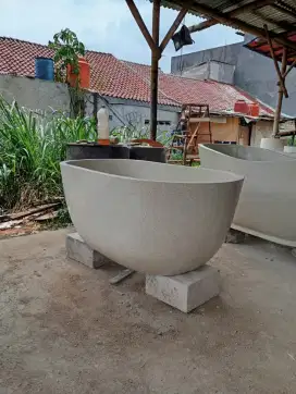 Bathtub Terrazzo tipe elips