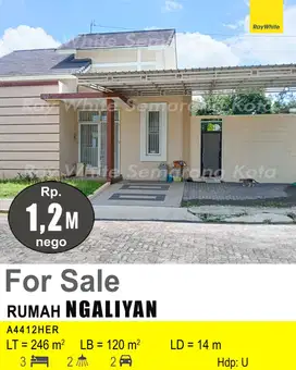 DIJUAL RUMAH DI NGALIYAN A4412