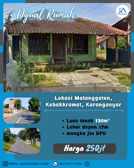 Rumah Mangku Jalan DPU di Malanggaten