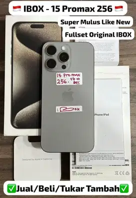 Iphone 15 promax 256 Gb Natural Titanium ibox