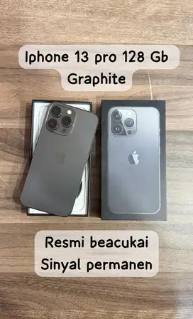 Iphone 13 Pro 128 Gb Graphite Resmi beacukai